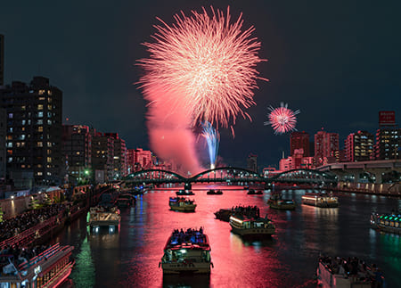 隅田川花火大会の写真